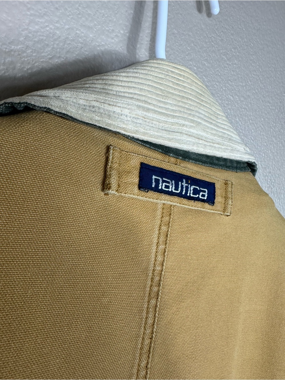 Vintage Y2K Nautica Barn Field Canvas Full Zip Wool Plaid Blanket Liner Coat E - Picture 10 of 13